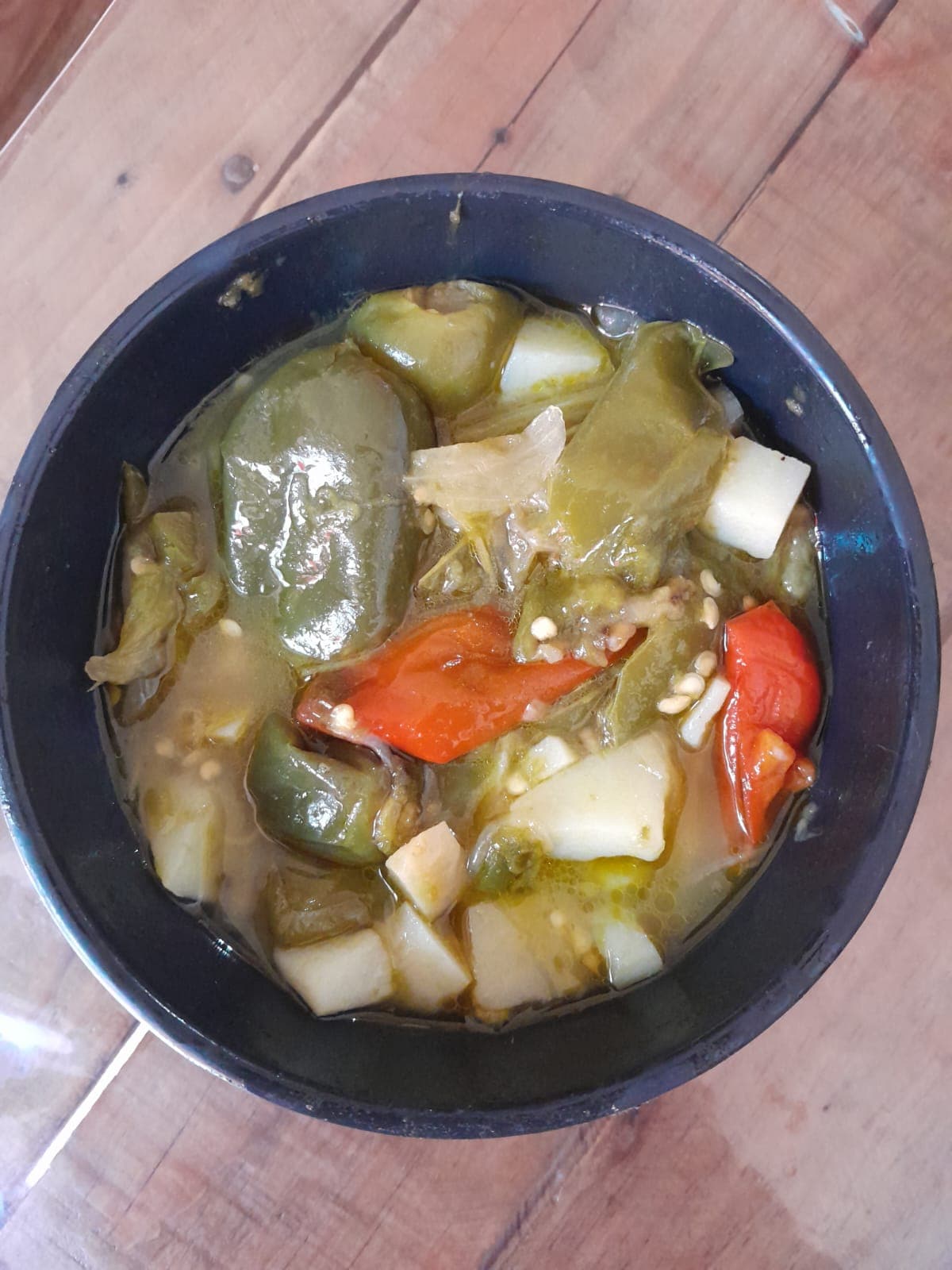 PORCION EXTRA DE RAJAS GUISADAS