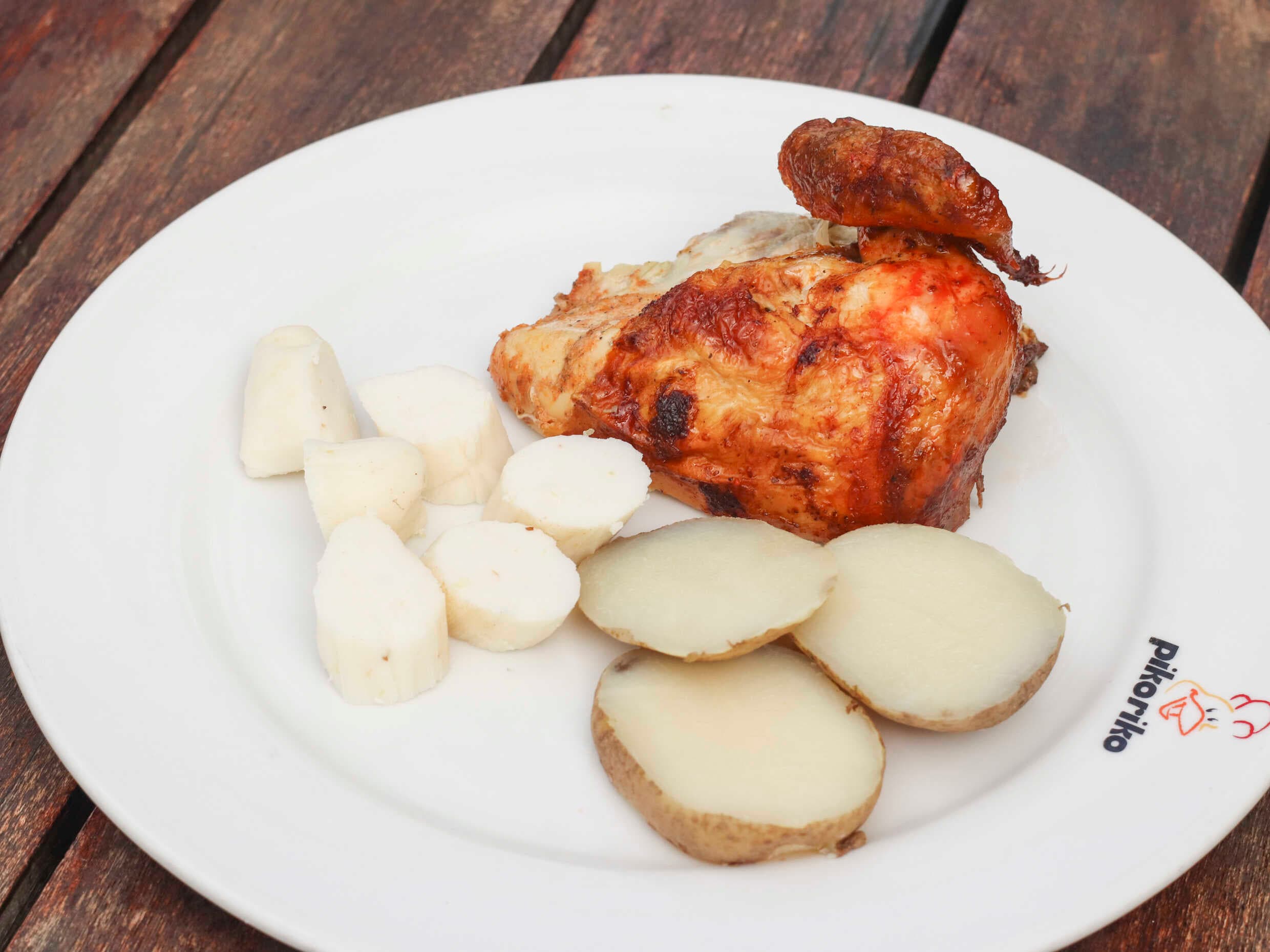 Combo 1/4 Pollo Asado + Papa o Bollo