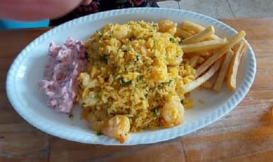 Arroz Mixto Pollo y Camarón
