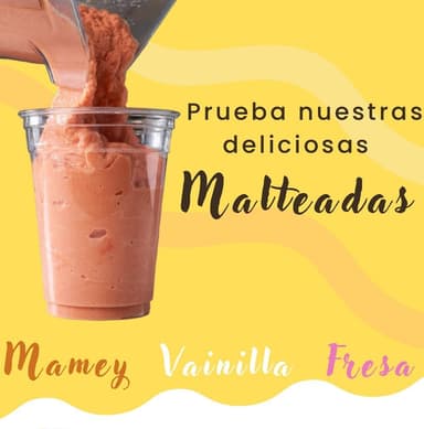 Malteada 14 oz Mamey