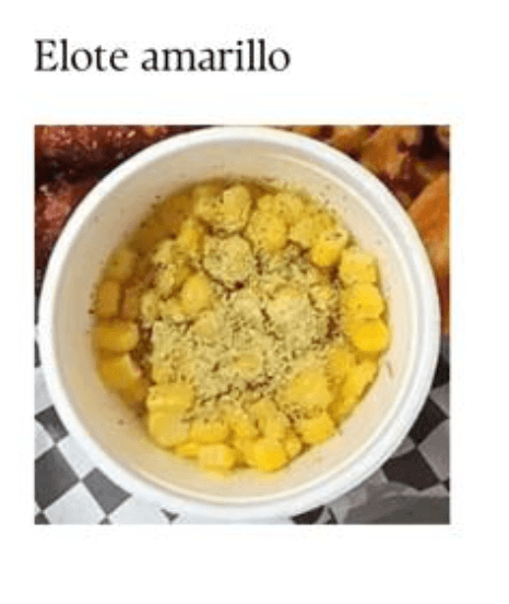 Elote Amarrillo