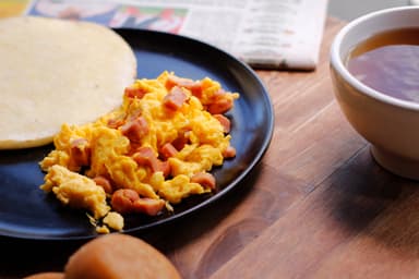 Arepa + Huevos Rancheros