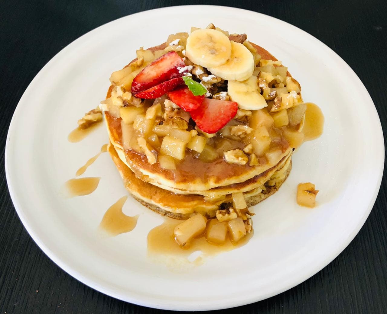 Pancake Manzana Canela