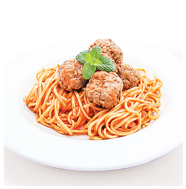 Spaghetti con Albóndigas