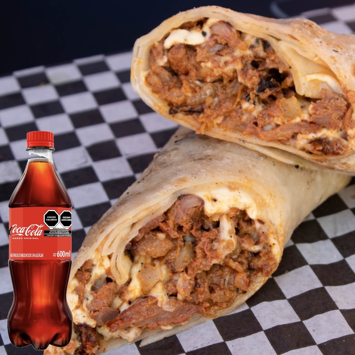 COMBO Burrito + Papas + Refresco