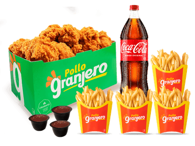 Banquete 20 Granjeritos + 4 PapaPequeñas + 1,5 L