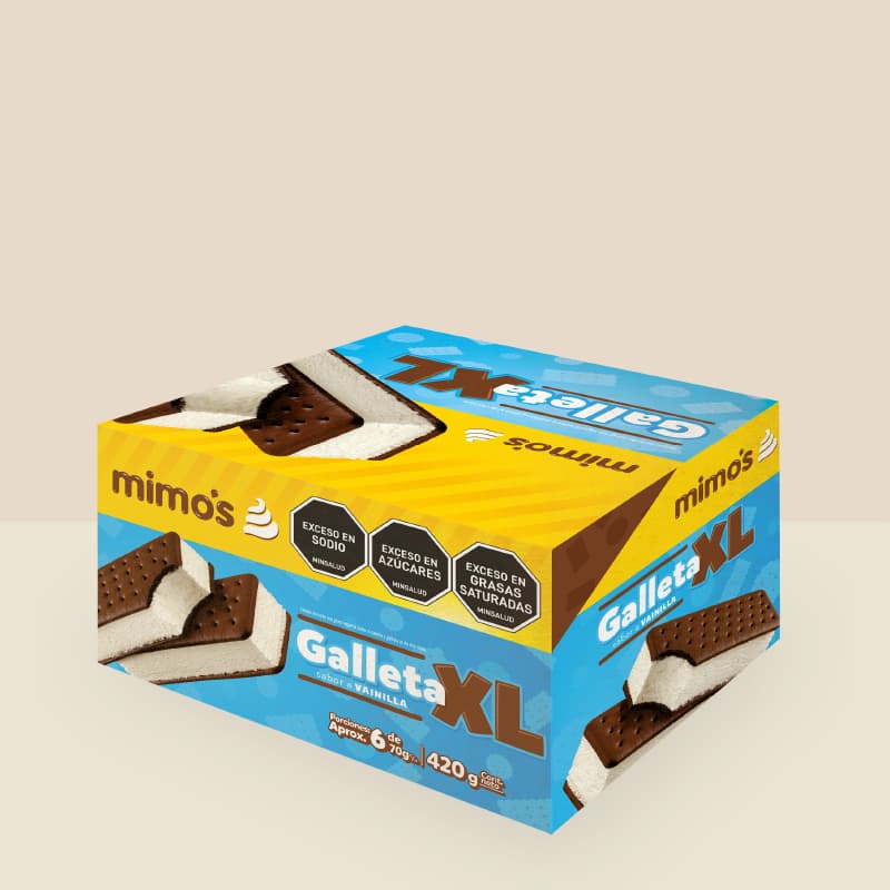 Caja Galleta XL por 6