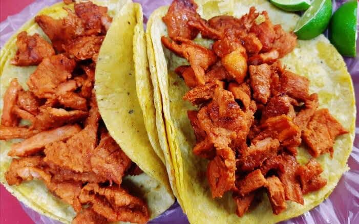 Taco Enchilada de Cerdo con queso