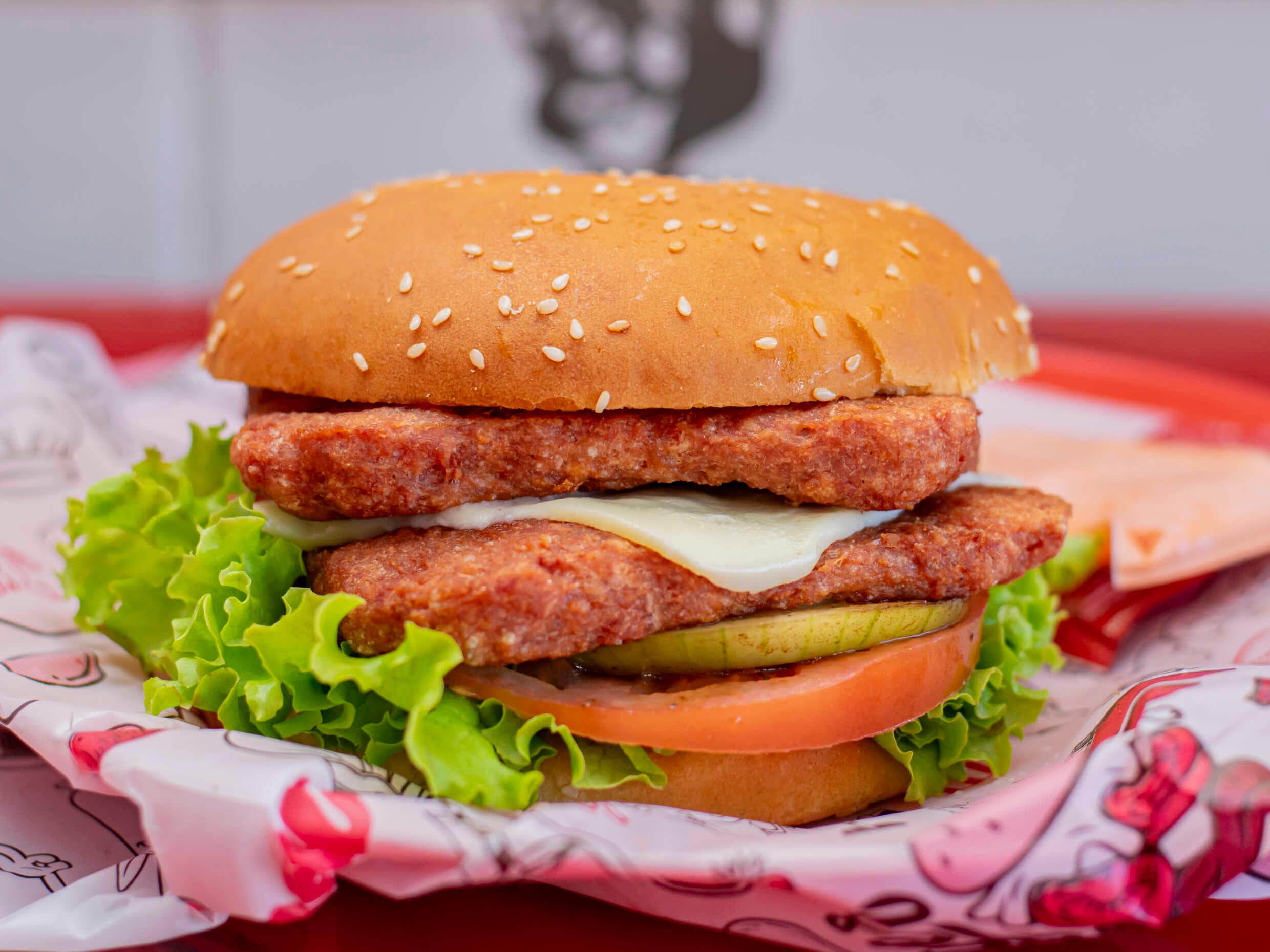 Hamburguesa Doble Carne.