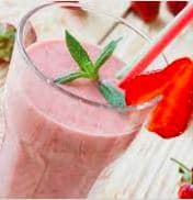 Fresa en Leche