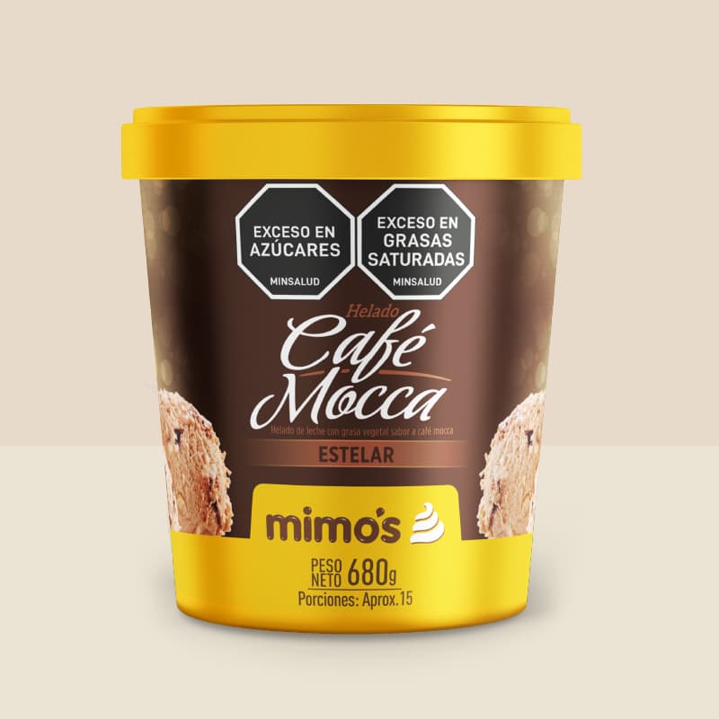 Litro Helado Estelar Cafe mocca