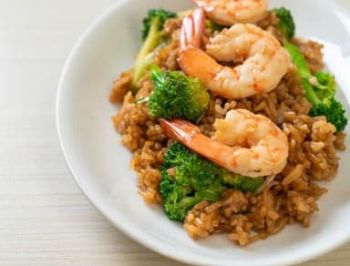 Arroz Frito con Mariscos