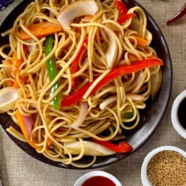 Pasta Oriental Con Verdura