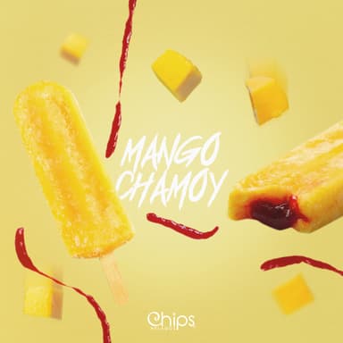 Paleta de mango con chamoy