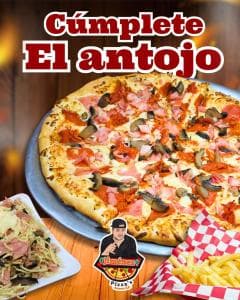 Combo Pizza Especial (Carnes) + Papas