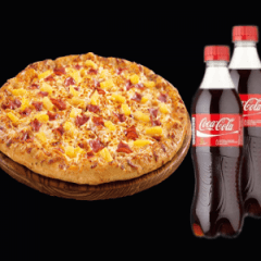 Combo Pareja 2 Pizza Personal 20 Cm + 2 COCA-COLA