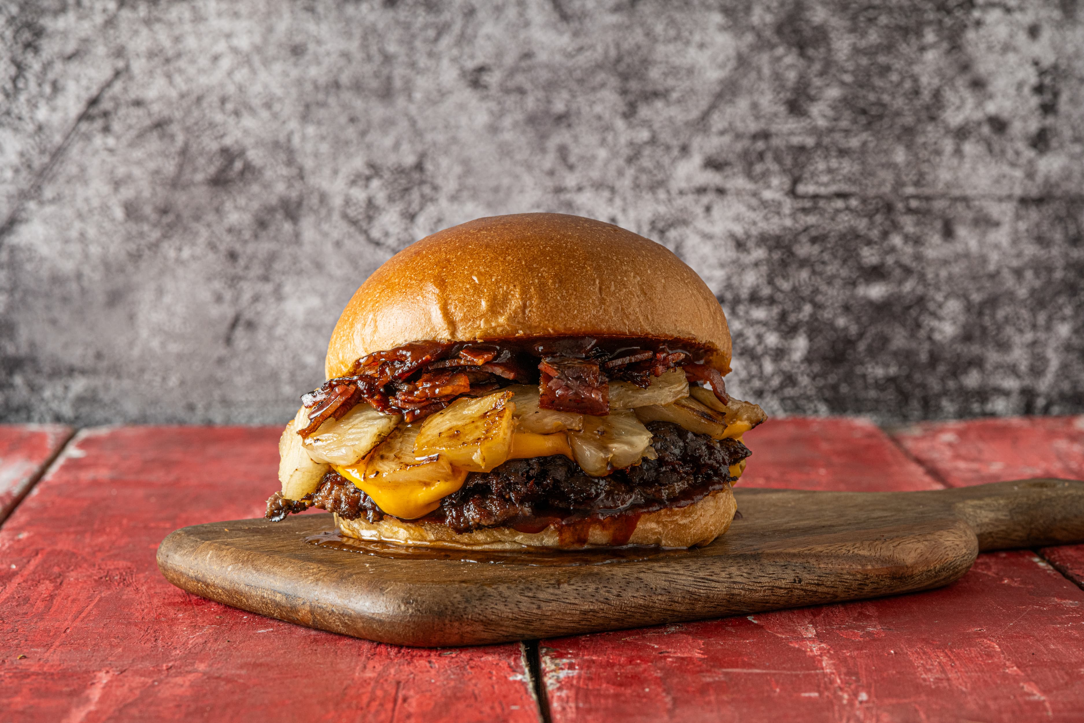 Cheddar Bacon Burger