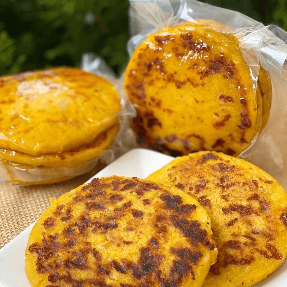 Arepa Plátano y Queso por 5 uds