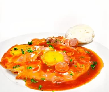 Desayuno Huevos a la Flamenca
