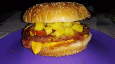 Hamburguesa Hawaiana