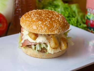 Hamburguesa Chica Hawaiana