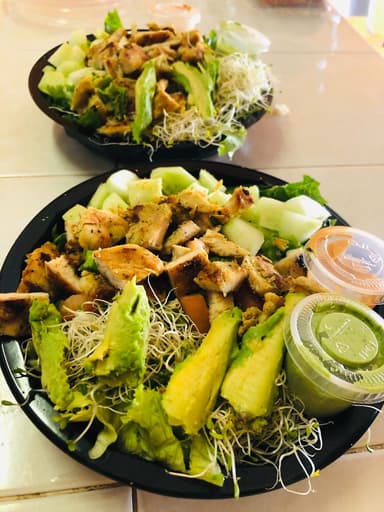 Ensalada +agua