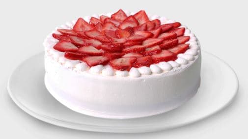Pastel Fresas con Crema 3 Leches Mediano