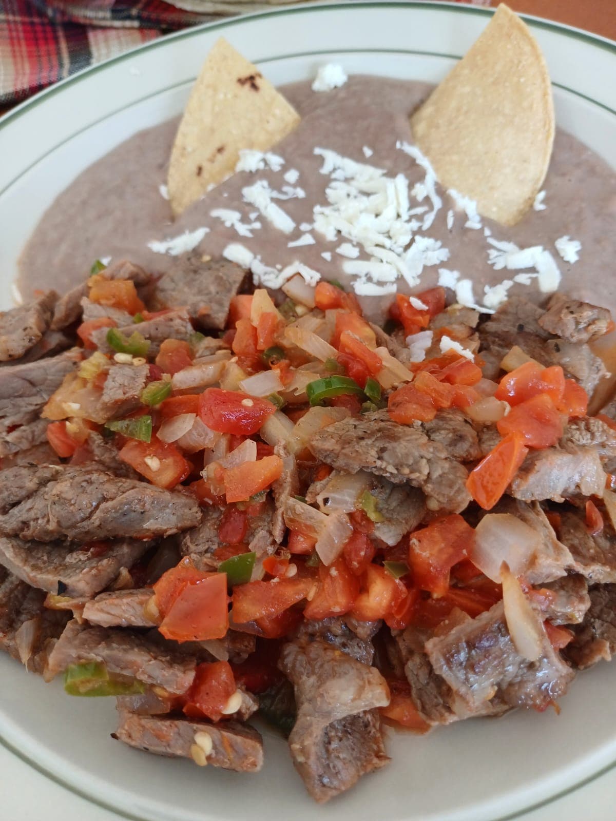 carne asada de cerdo a la mexicana