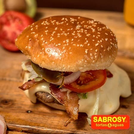 Hamburguesa , 2 Quesos Y Tocino