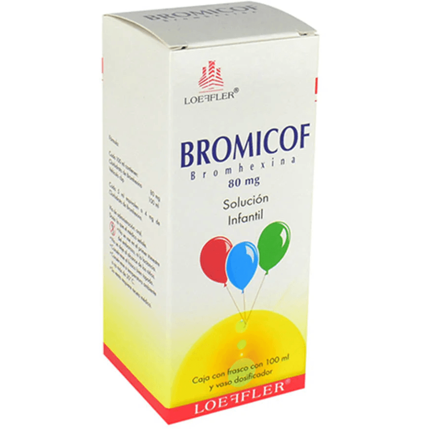 BROMHEXINA 80 MG SOL INF 100 ML (BROMICOF)