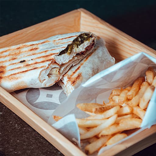 Wraps Spinach Chicken