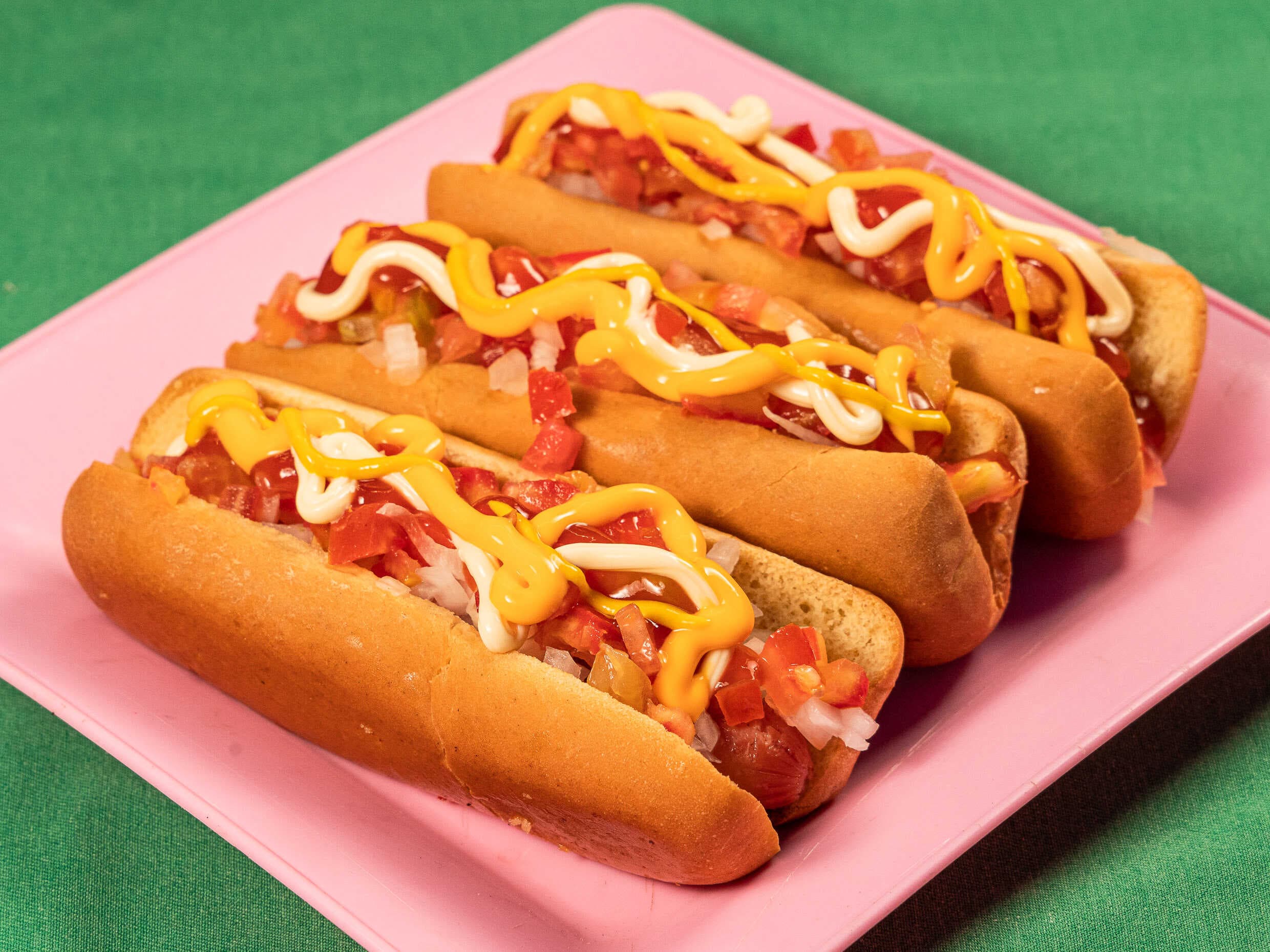 Orden de 3 Hot Dogs Sencillos