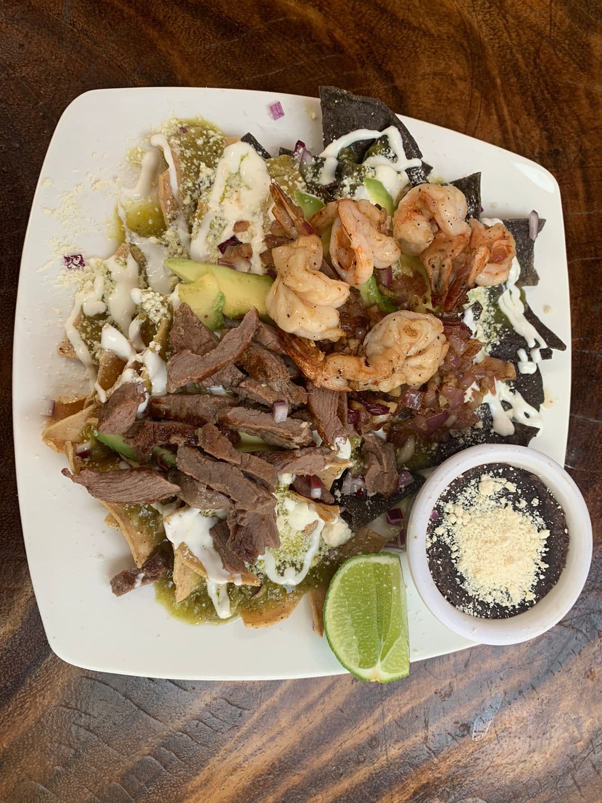 Chilaquiles Mar y Tierra