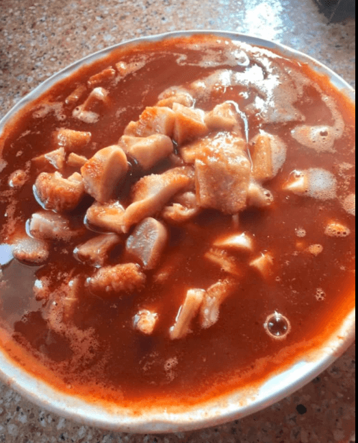 Orden de menudo rojo