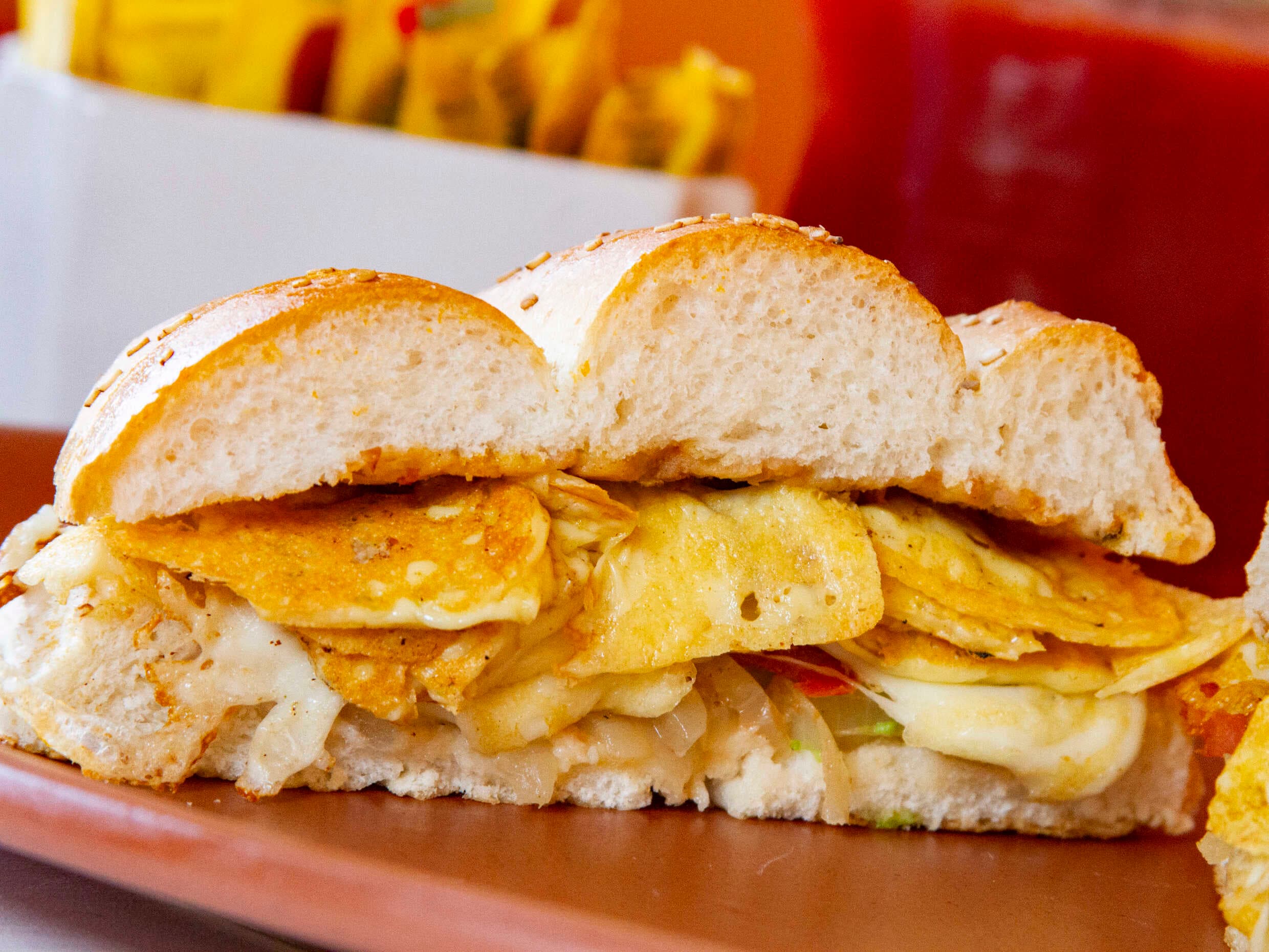 Torta de queso Chihuahua