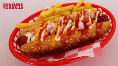 Hot Dog + Boneless + Papas + Refresco GRATIS