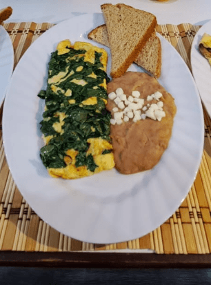 Omelette de Espinaca