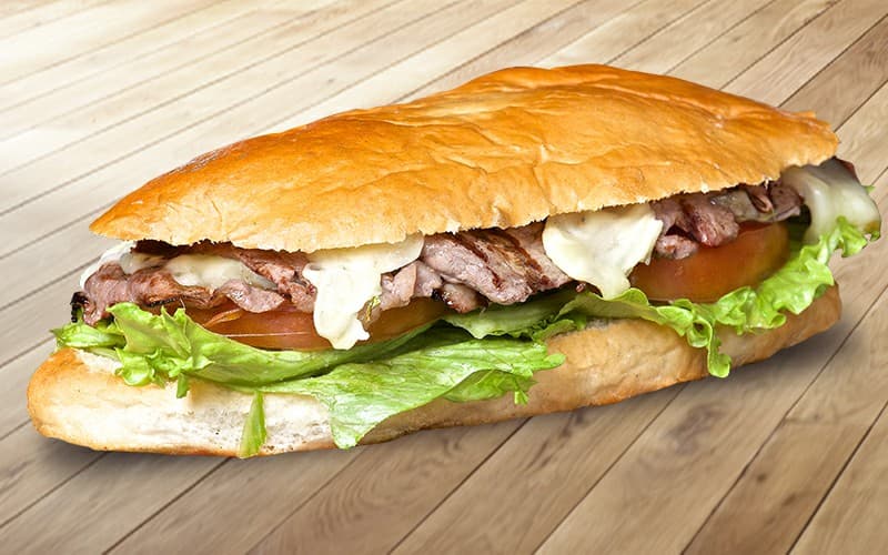 Torta De Carne Asada Res/ Con Queso