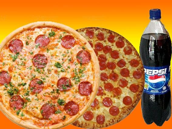 Combo-Pareja👩🏻‍❤️‍💋‍👨🏻 - Pepperoni 8P + Gaseosa 1L
