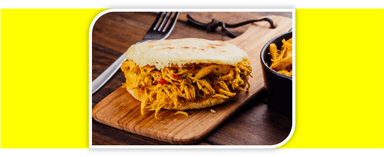 Arepa con Pollo