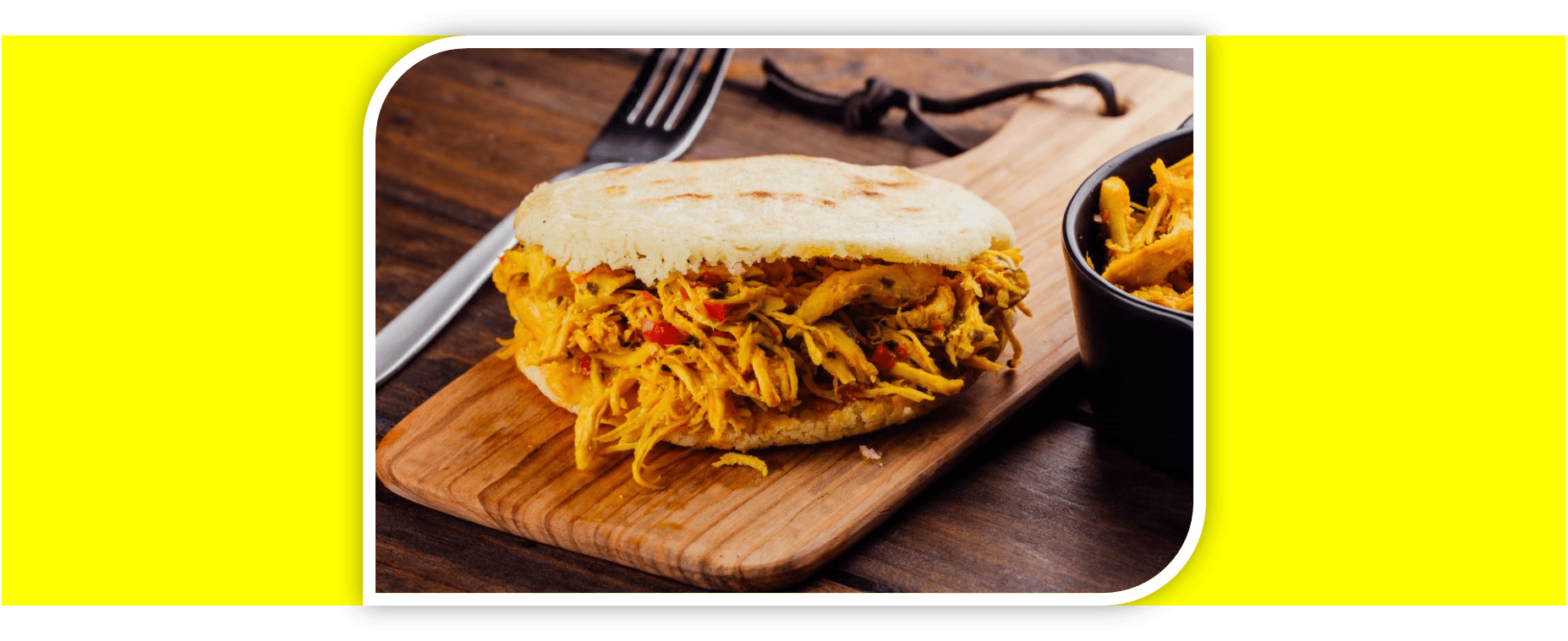 Arepa con Pollo