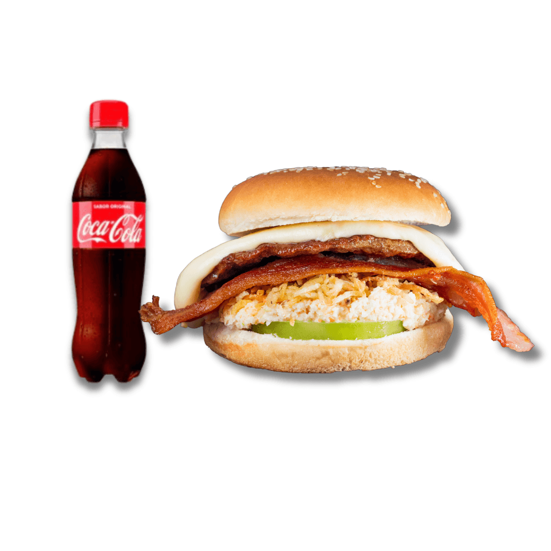 Combo Hamburguesa Especial + Coca Cola 400 Ml