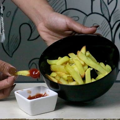 Papas a la Francesa con Queso