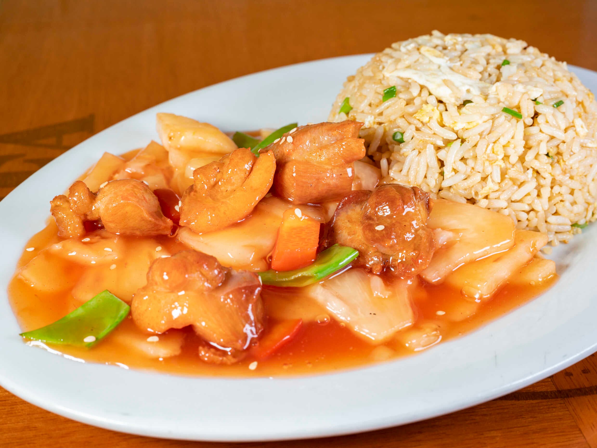 Pollo con Piña
