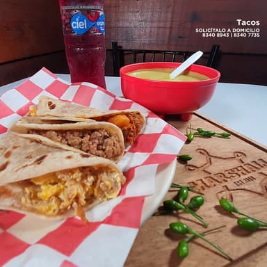 Taco de Papas con Chorizo