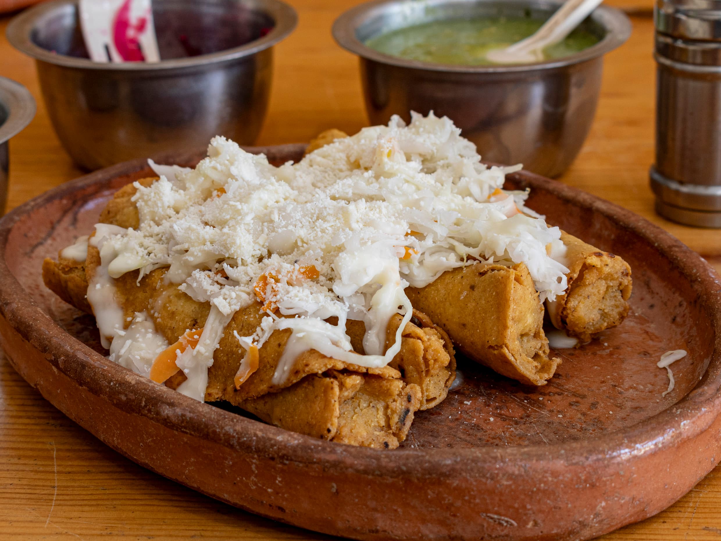 Taco Dorado de Bistec
