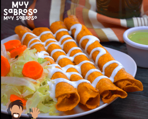 Charola de Flautas Fritas