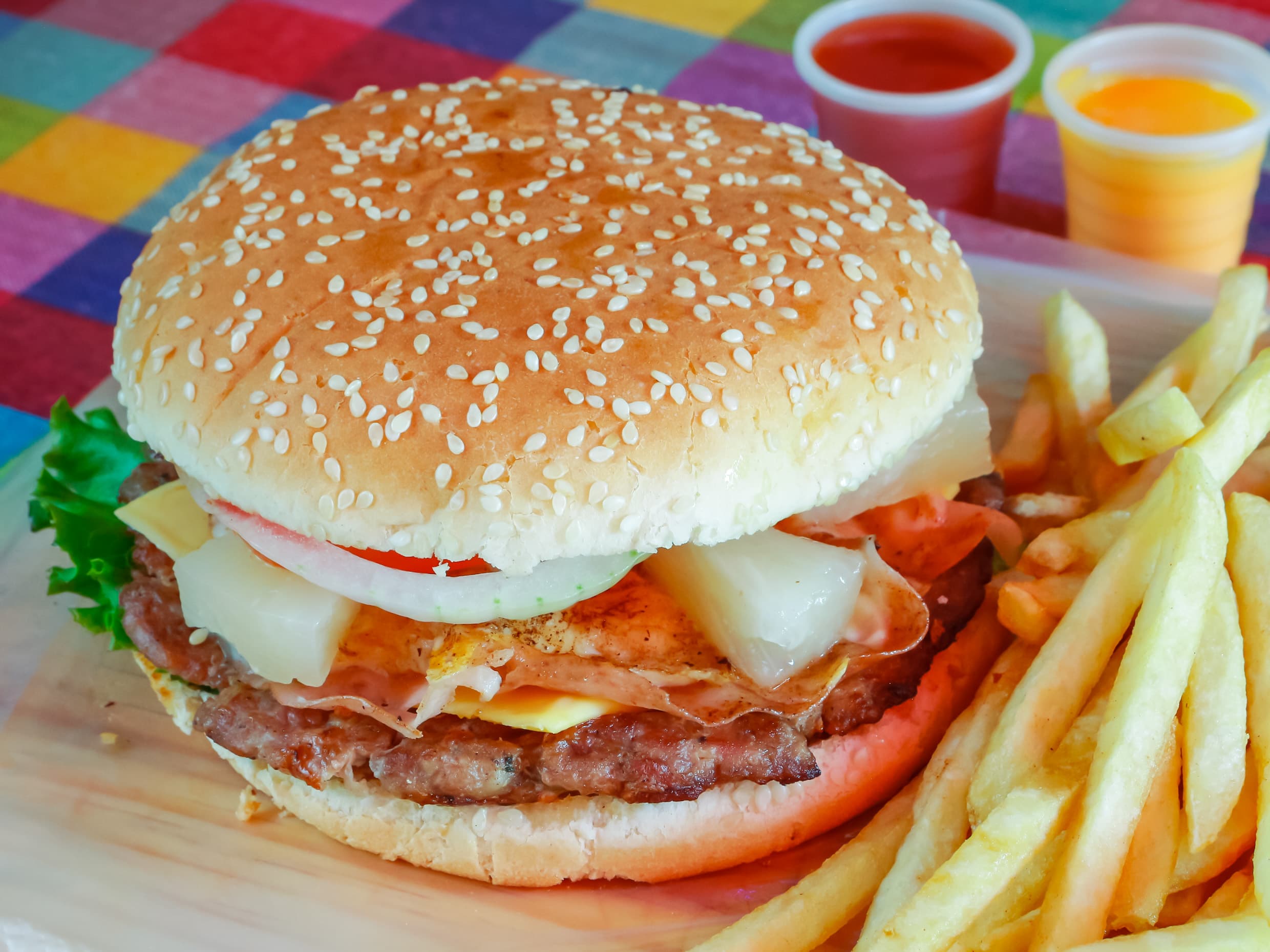 Hamburguesa Hawaiana