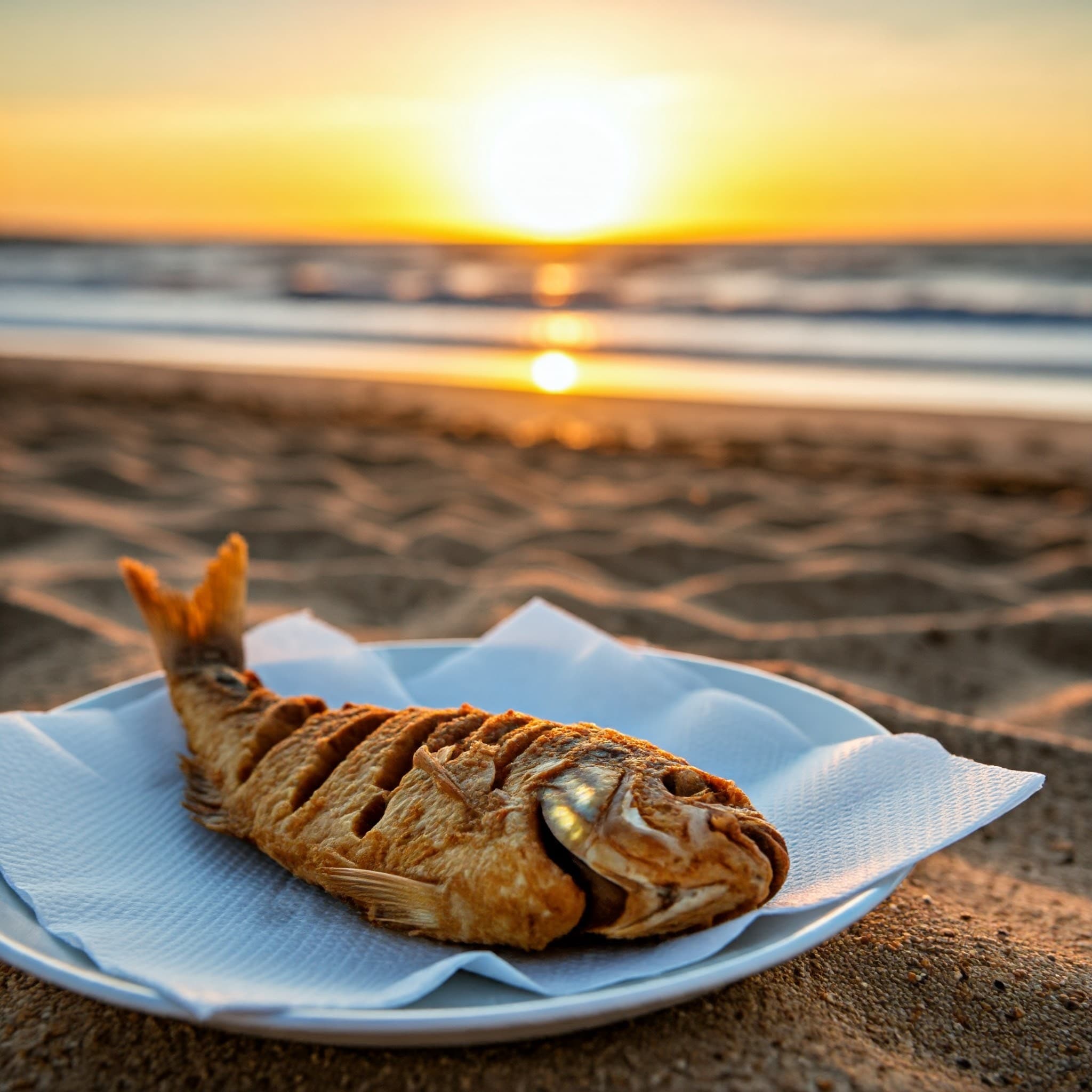 Rebanada de Robalo Frita