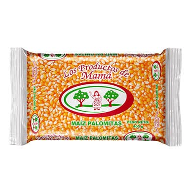 Maíz Palomitas Productos de Mamá Bolsa 400 gr